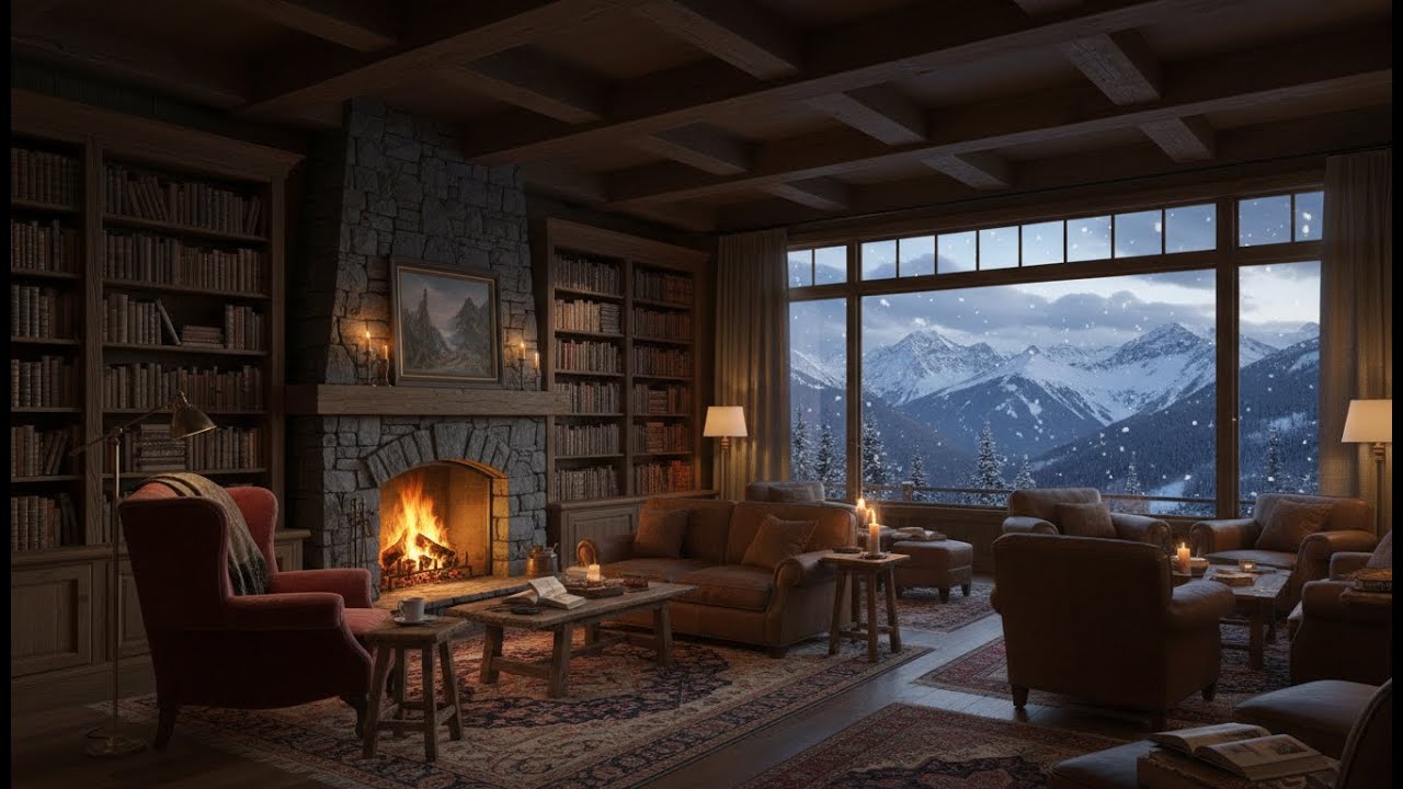 Old Room Autumn Ambience 📚 Dark Academia Music