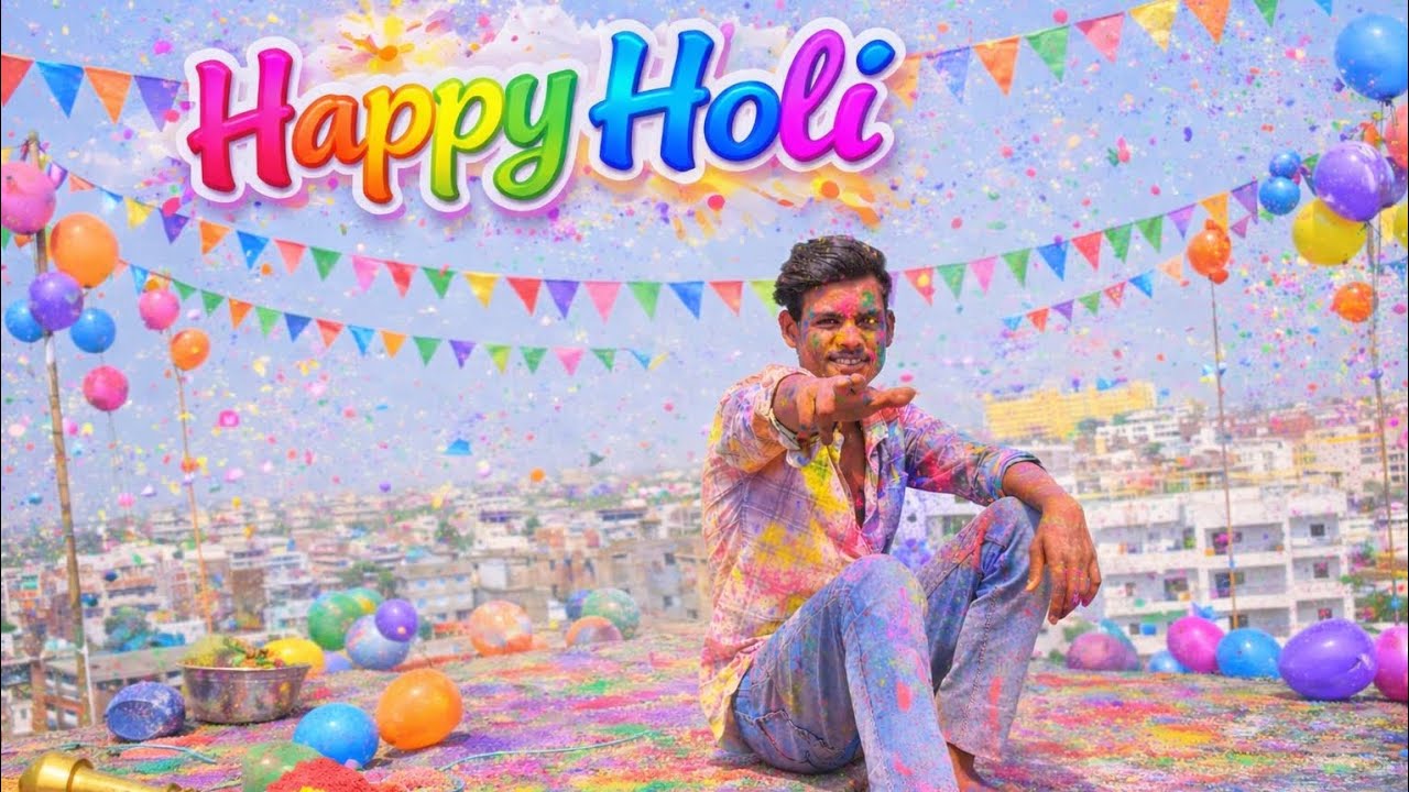 Aaj Hai Holi&Happy Holi Gays👍🎨💥☄️❤️‍🔥