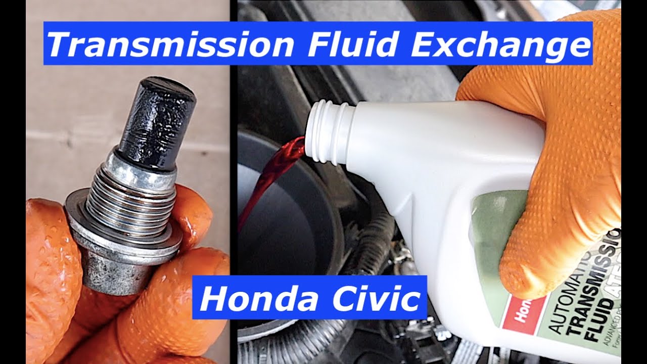 2012 Honda Civic Transmission fluid Exchange - DW1 ATF fluid