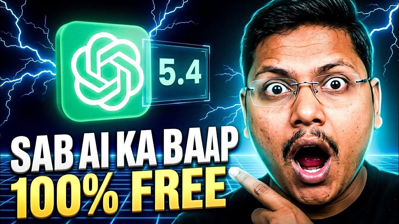 GPT 5.4 IS HERE! 😍 How to Use This Insane Power Right Now (100% FREE)