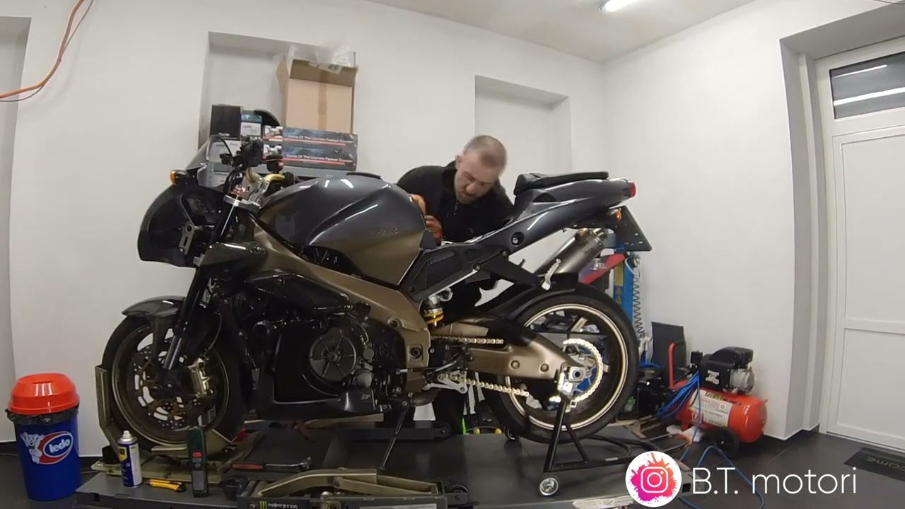 @b.t.motori Aprilia Tuono 1000 gen1 service time for season 2023 🫣
