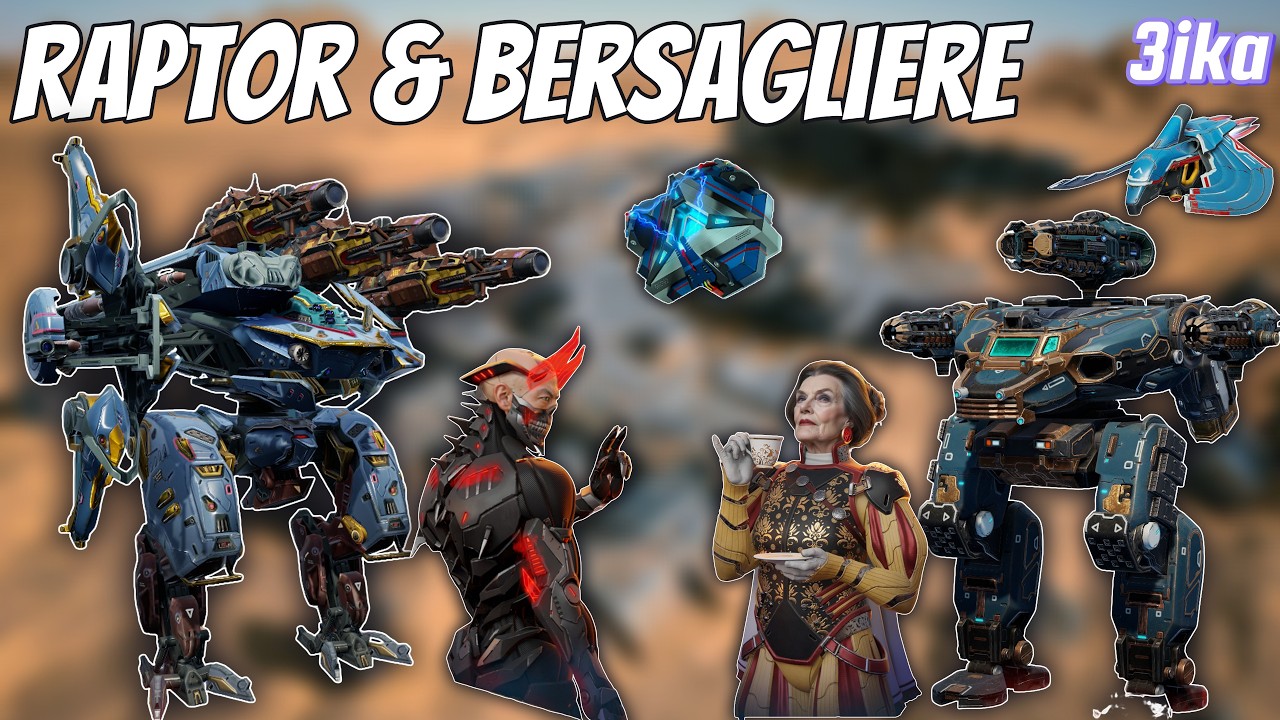 Raptor - Athos Aramis & Bersagliere - Dazzler | Gameplay | War Robots