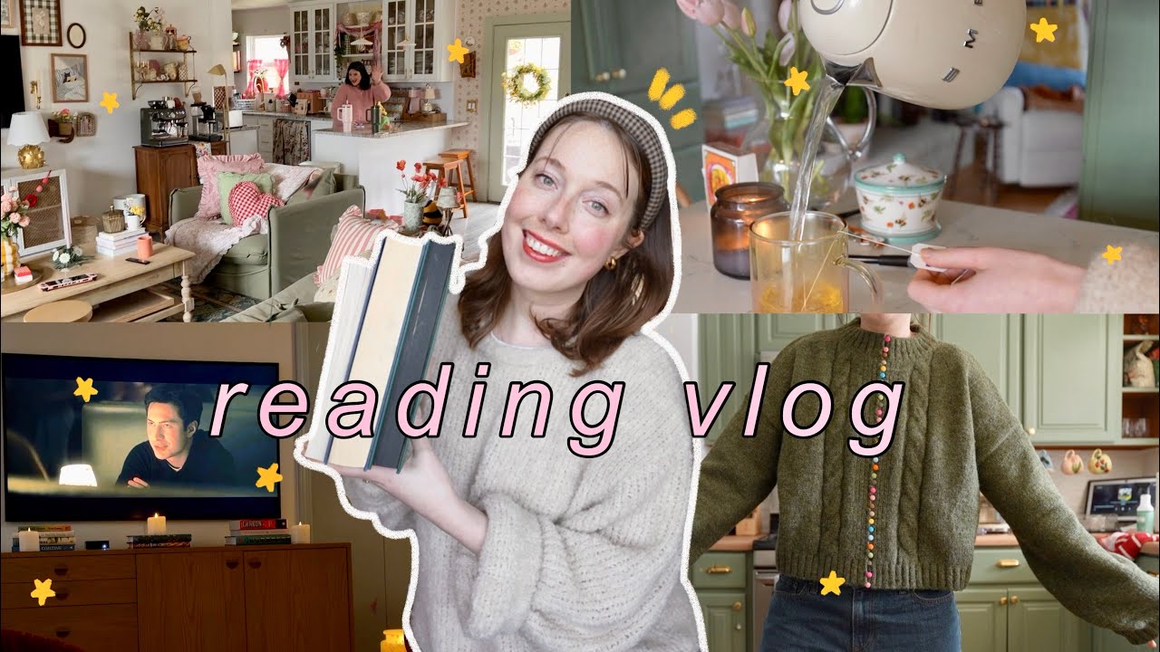 cozy reading vlog: 3 incredible books, 950 pages, and snowy weather!