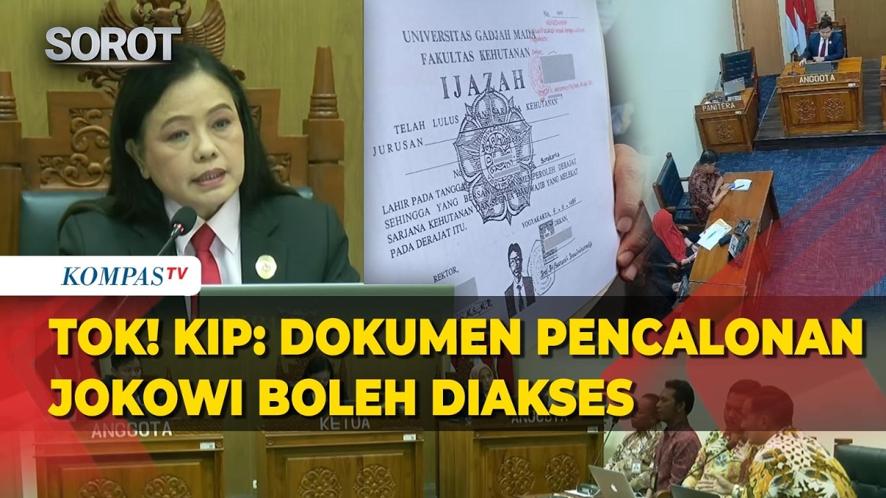 Tok! Sidang KIP Putuskan Ijazah Jokowi Terbuka, Nilai Akademik Dikecualikan