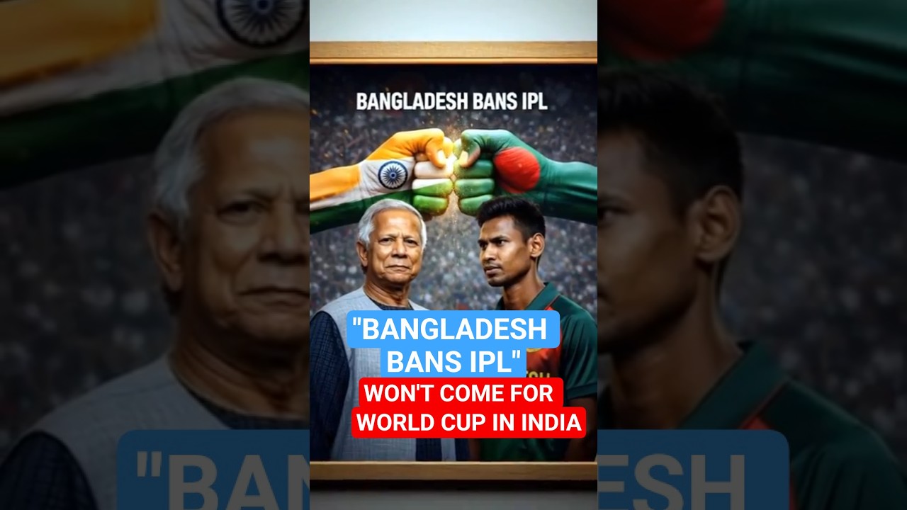 “Bangladesh BANS IPL Telecast & DEMANDS World Cup OUT of India?!  Cricket Politics EXPOSED!”