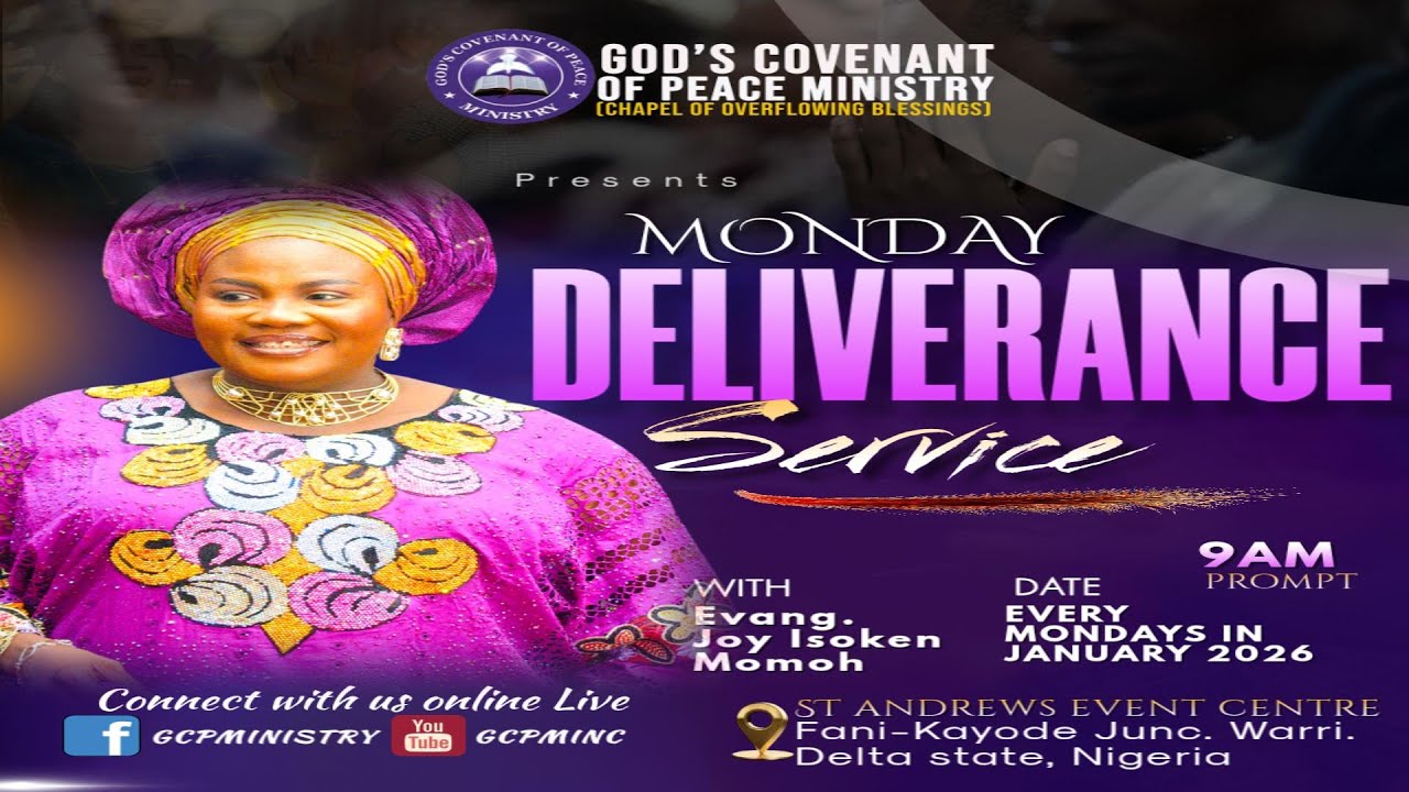 DELIVERANCE SERVICE II WITH EVANG JOY ISOKEN MOMOH II 12-01-2026