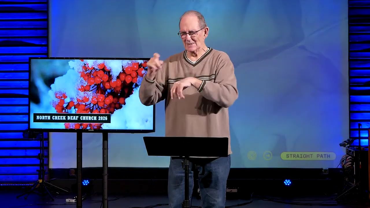 Deaf Church Live Gathering 12:30PM | Straight Path - Week 1