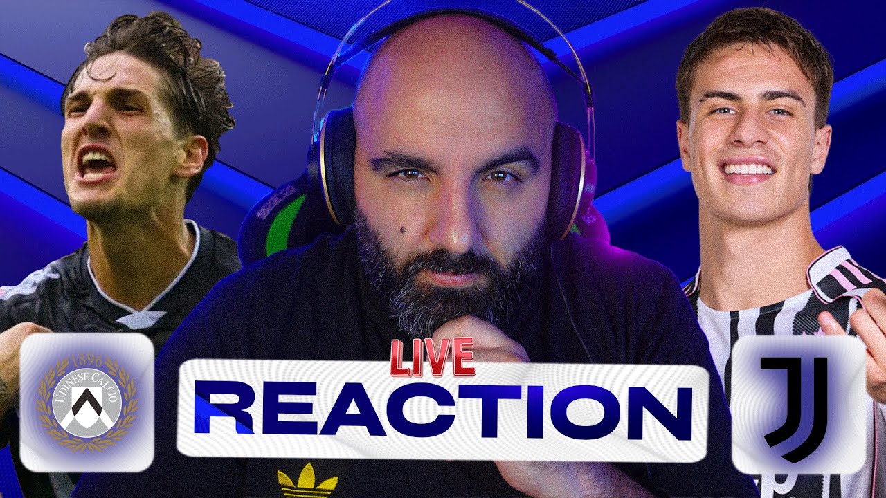 💢CI GIOCHIAMO LA VITA || UDINESE JUVENTUS Live Reaction con @lAngoloDiKinoshi