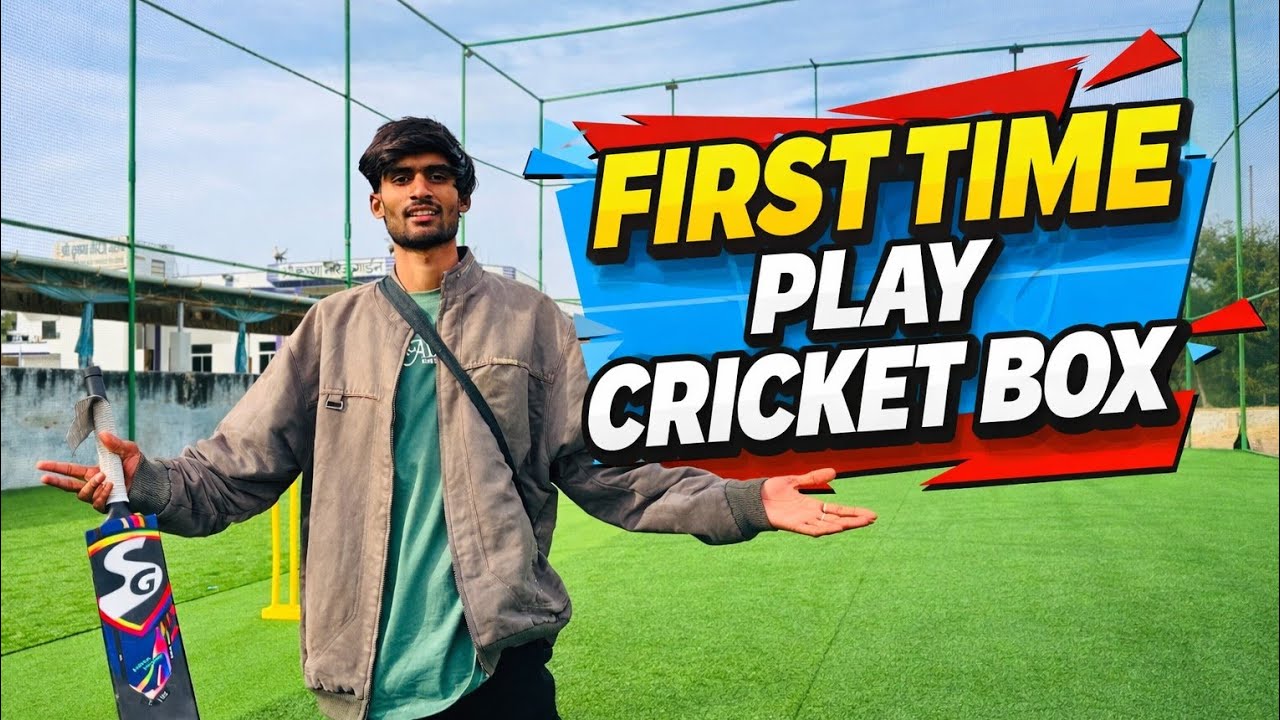 Cricket box gaye 🏏Enjoy kerne 