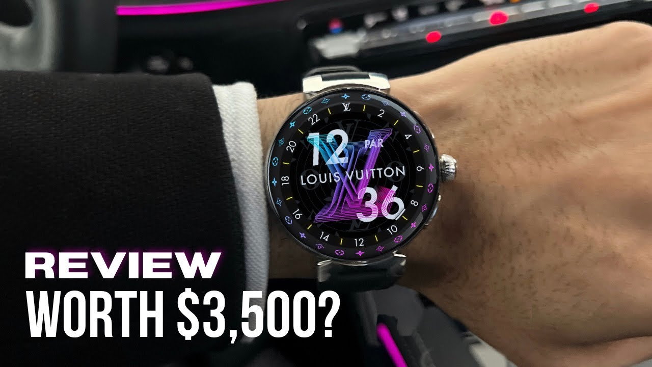 Обзор часов LOUIS VUITTON Tambour Horizon Light Up Connected: стоят ли они 3500 долларов?!