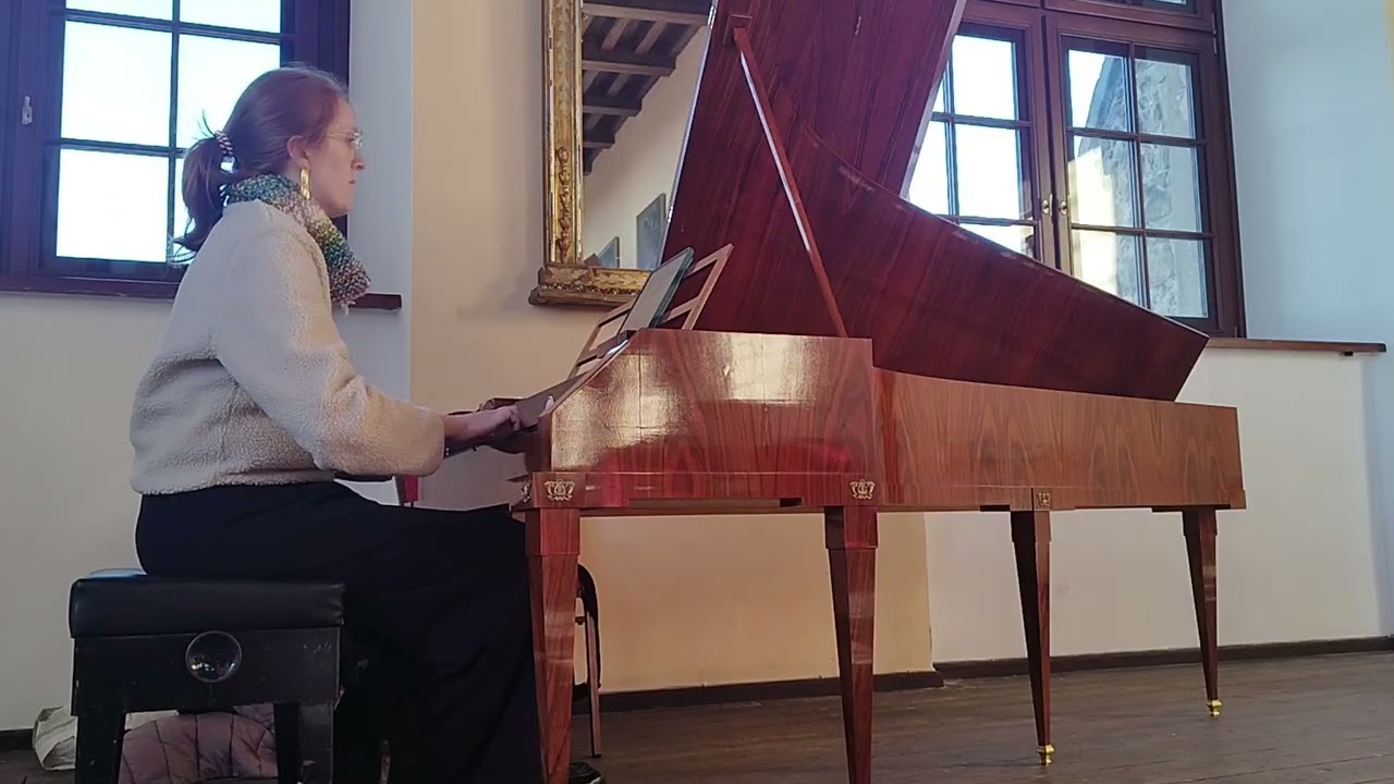 CPE Bach - Sonata F major Wq.53/6, mov. 2 Andantino, fortepiano
