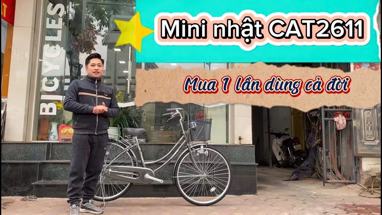 Xe đạp mini Nhật Maruishi Cat2611 bền vô đối |xedap24h