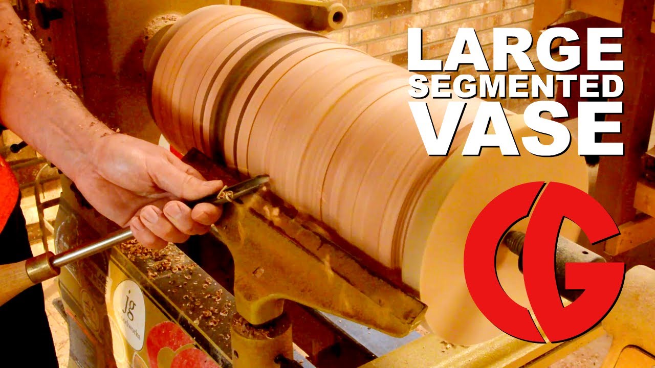 Making a Large Wood Vase - Woodturning, Woodworking, Art