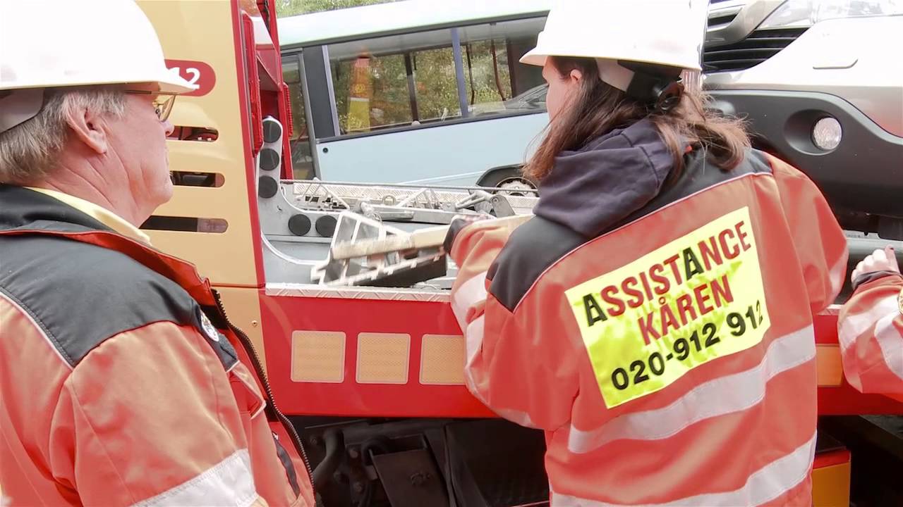 Bilbärgning - Flakbärgare