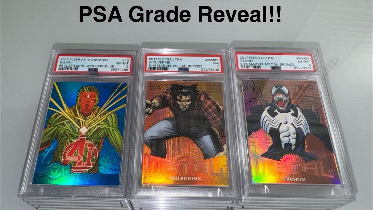 30 Marvel Card $5,000+ PSA Grade Reveal (Precious Metal Gems - 2017 Fleer Ultra Spider-Man)
