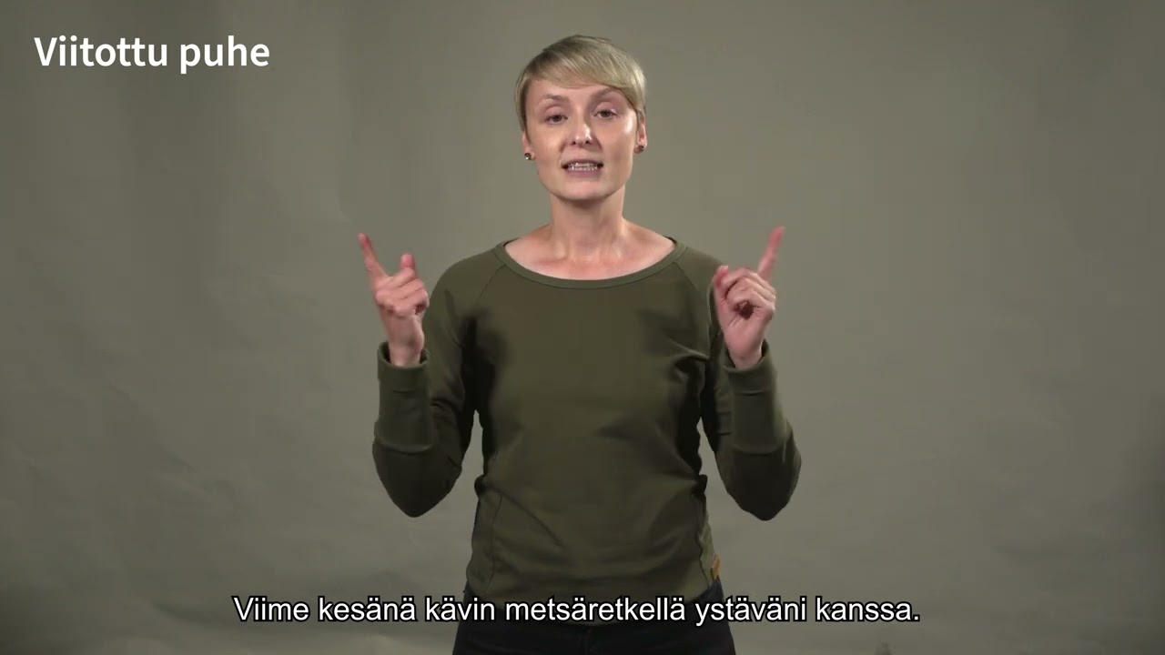 Tukiviittomat, viitottu puhe ja viittomakieli - mit&auml; ne ovat?