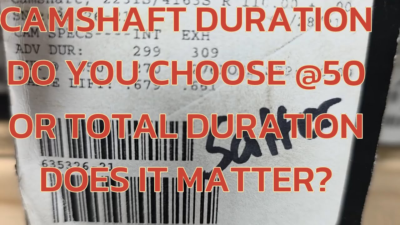 WHAT NUMBERS DO YOU LOOK AT WHEN CHOOSING A CAMSHAFT  IT REALLY MATTERS HAPPY VETRRANS DAY!
