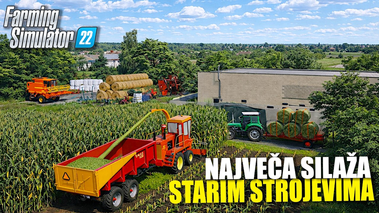 BALKANSKIM STROJEVIMA ODRDILI 400 TONA SILAŽE ! StaraFarma Ep149