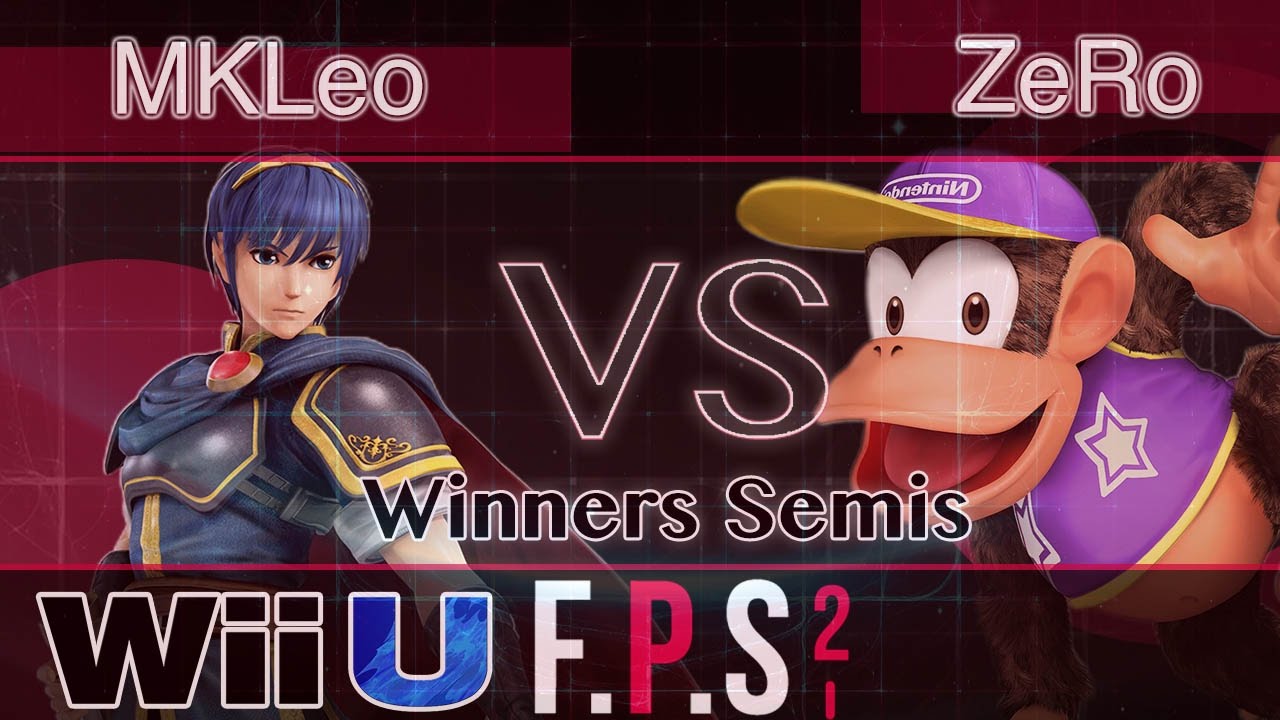 FOX MVG|MKLeo (Marth) vs. TSM|ZeRo (Diddy) - Wii U Winners Semis - FPS2