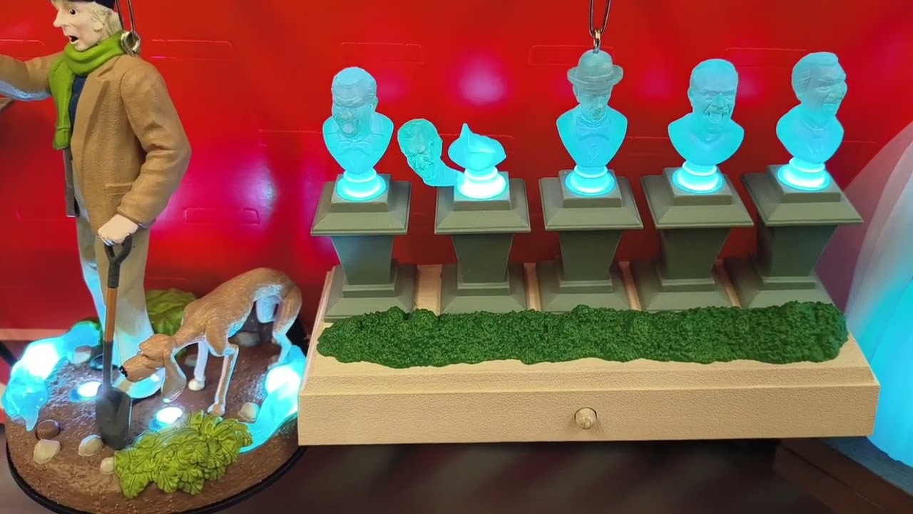 Let's take a look at the Haunted Mansion Hallmark Christmas Ornaments