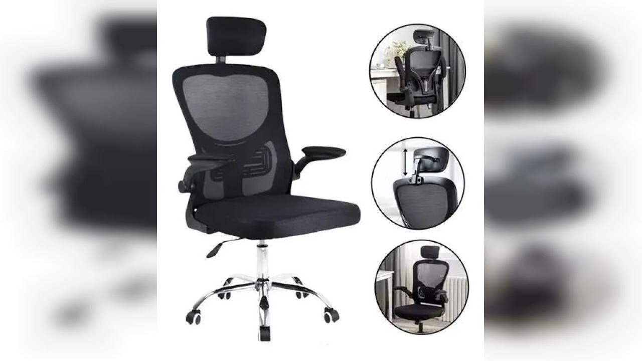 Review: Cadeira Escritório Business Com Encosto De Cabeça Giratória Ergonômica Mesh Marca Home House