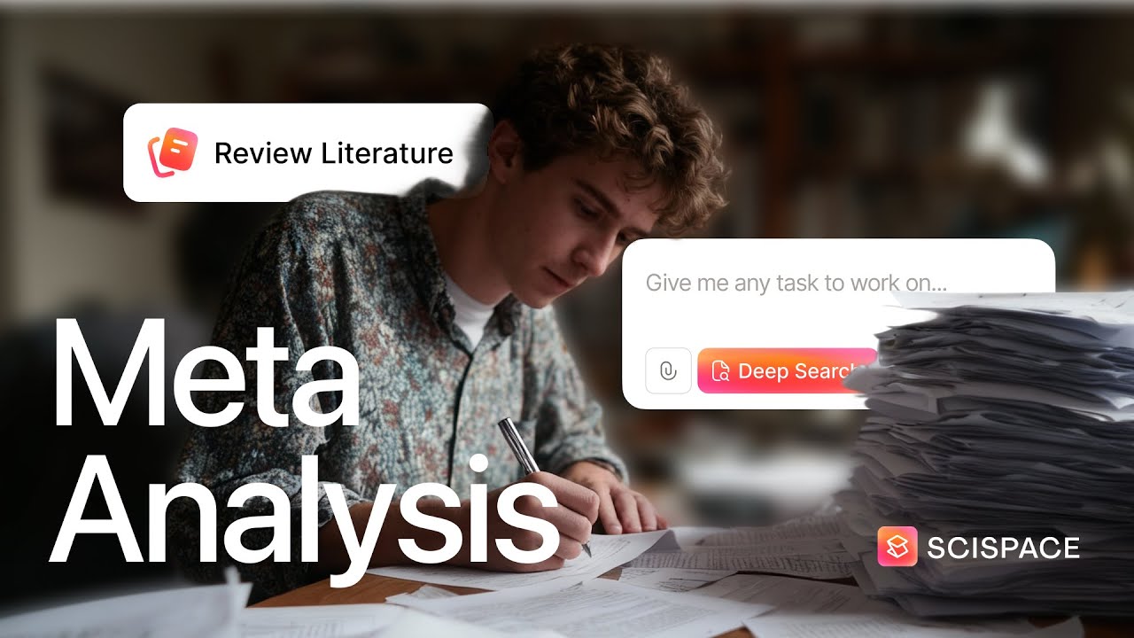 Meta-Analysis using SciSpace Agent: Turn literature into answers you can stand behind