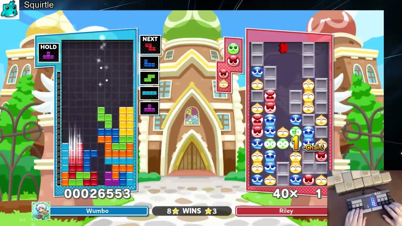 Expert Tetris VS Expert Puyo!