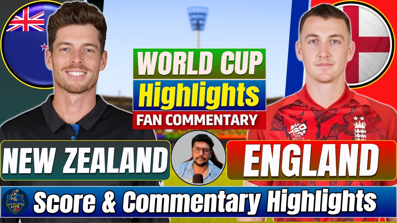 Last 3 overs Commentary Hightlights of ENG vs NZ | ENG Need 43 Runs in 18 Balls