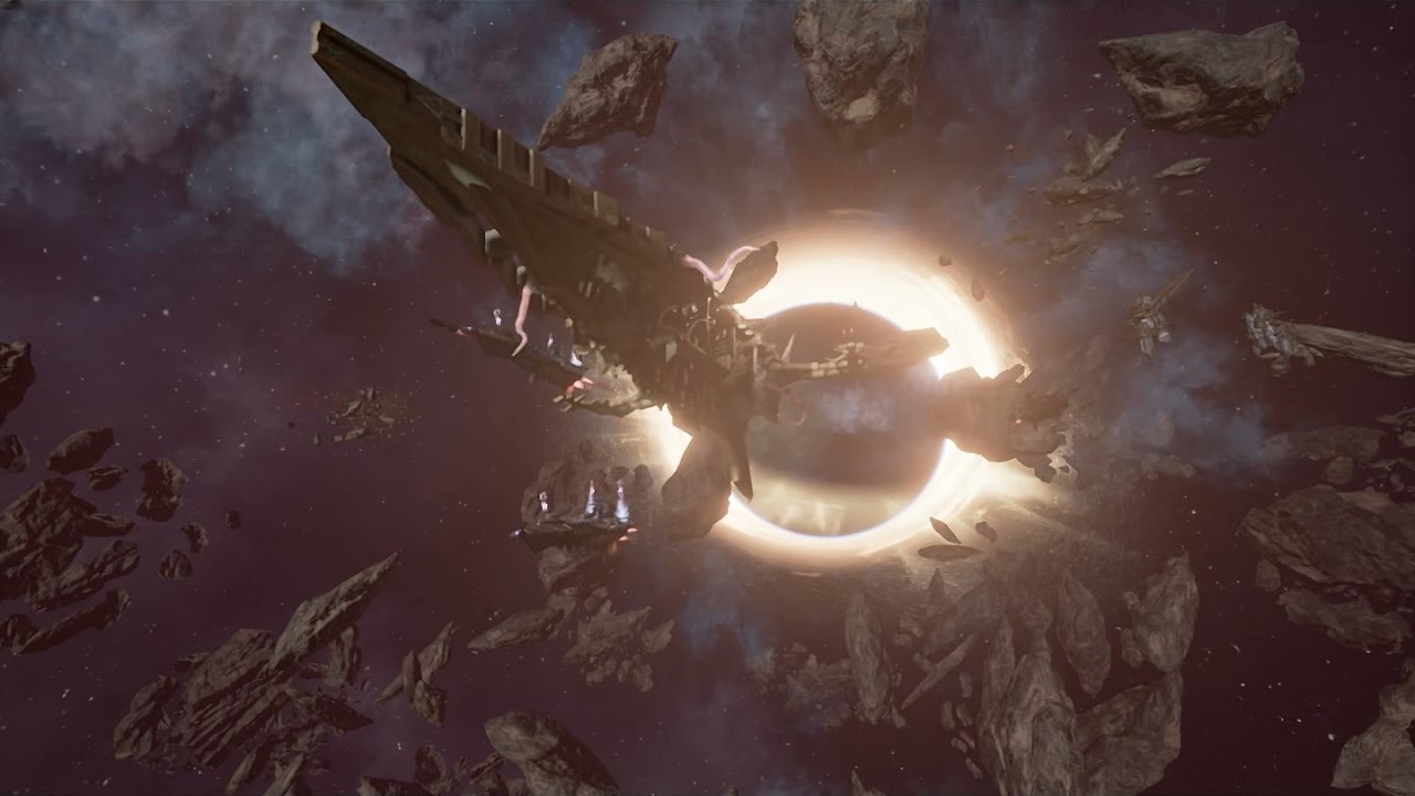 Chaos vs Eldar, 700 points - Multiplayer, Battlefleet Gothic Armada