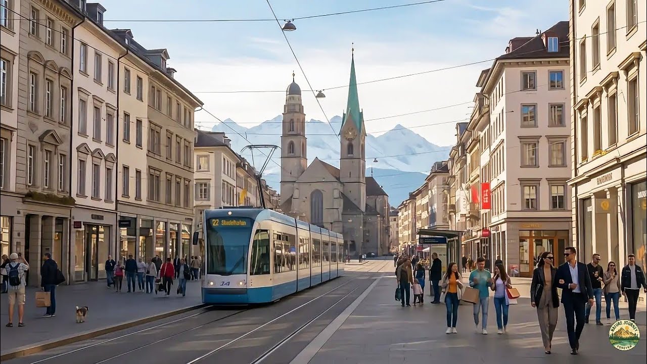 Golden Hour in Zurich: The Most Luxurious Walk in Switzerland 🇨🇭
