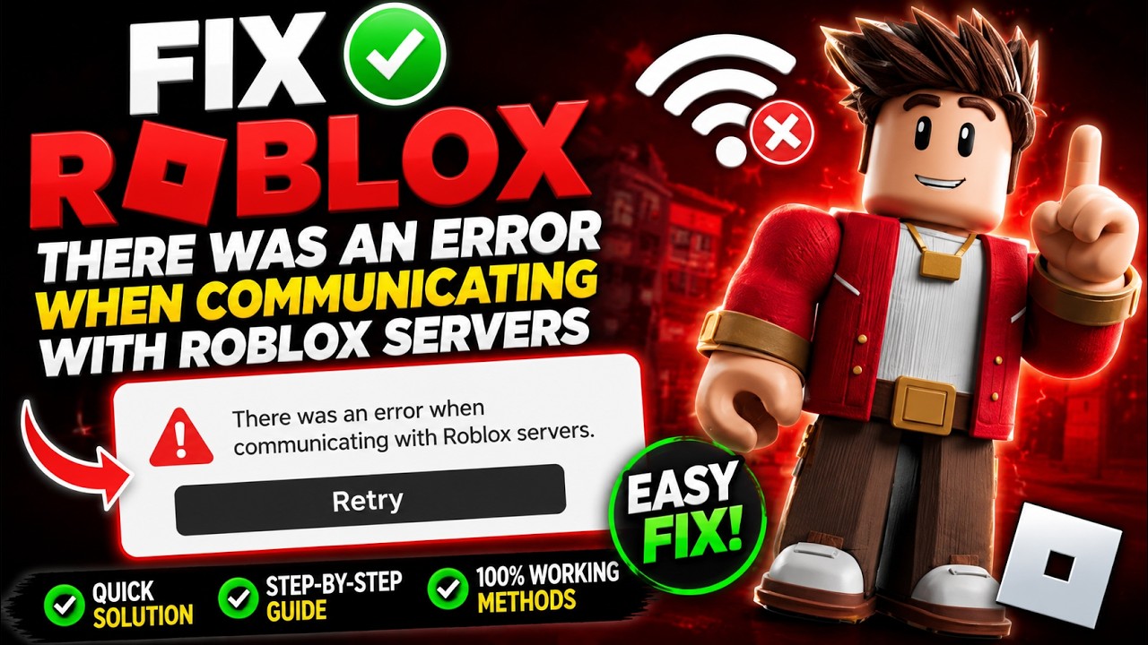 Fix Roblox There Was an Error When Communicating with Roblox Servers