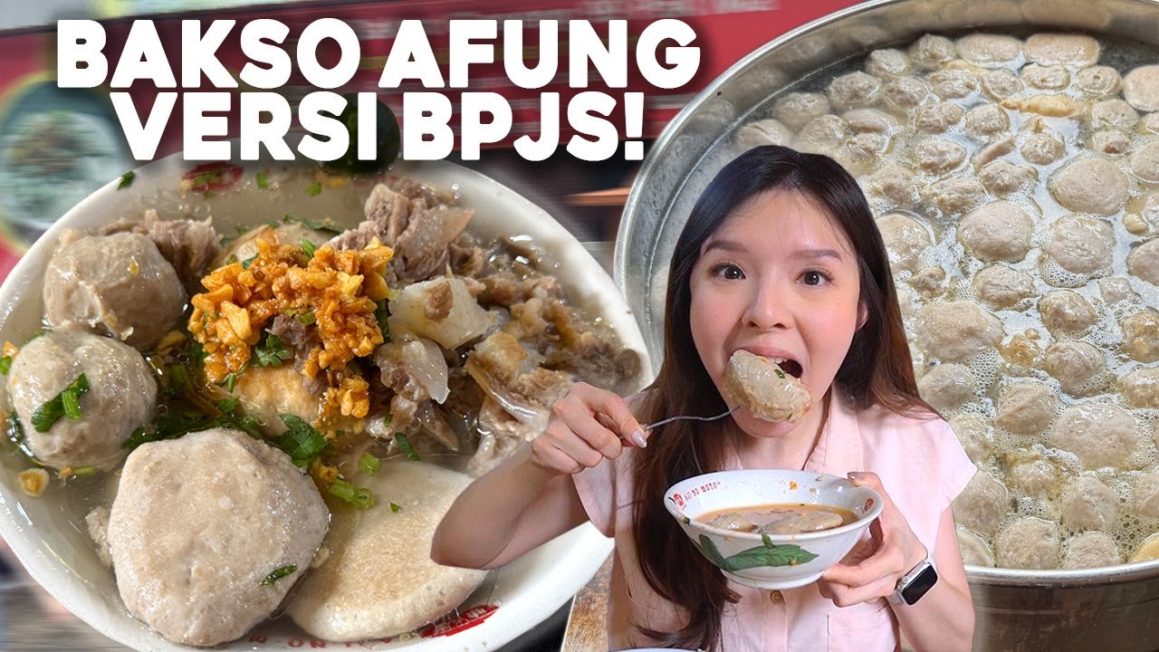 JUALAN BAKSO AFUNG VERSI BPJS RAME BANGET! INIKAH BAKSO TERENAK DI JAKARTA?