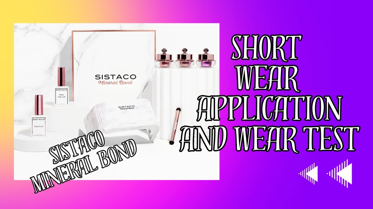 #Sistaco Nail Powder Short Wear Application and Wear Test