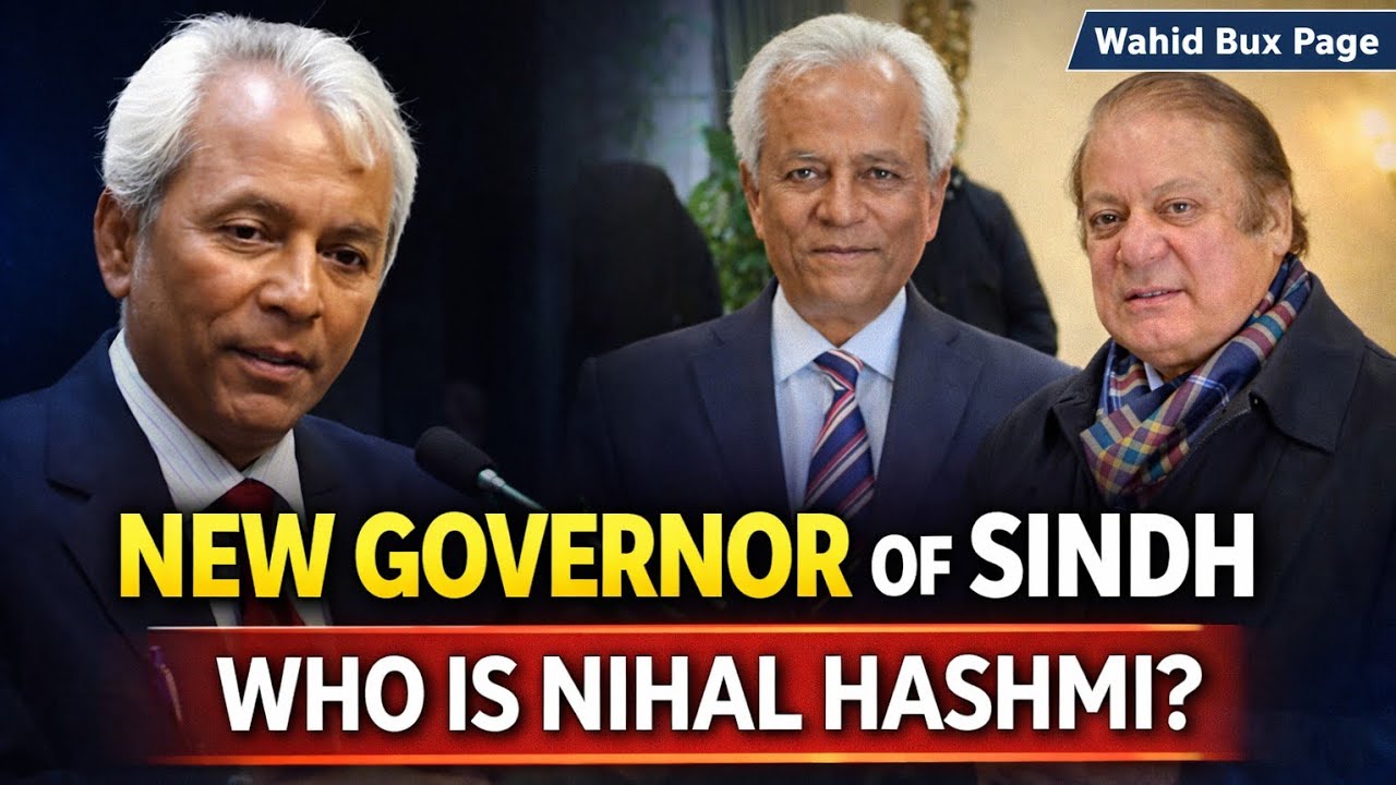 Who is Nihal Hashmi? | New Governor of Sindh Full Story