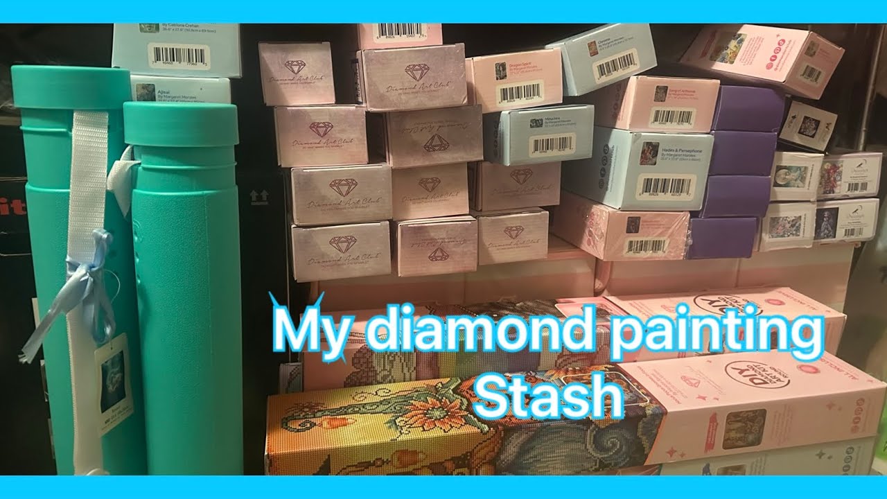 My diamond painting stash 2025