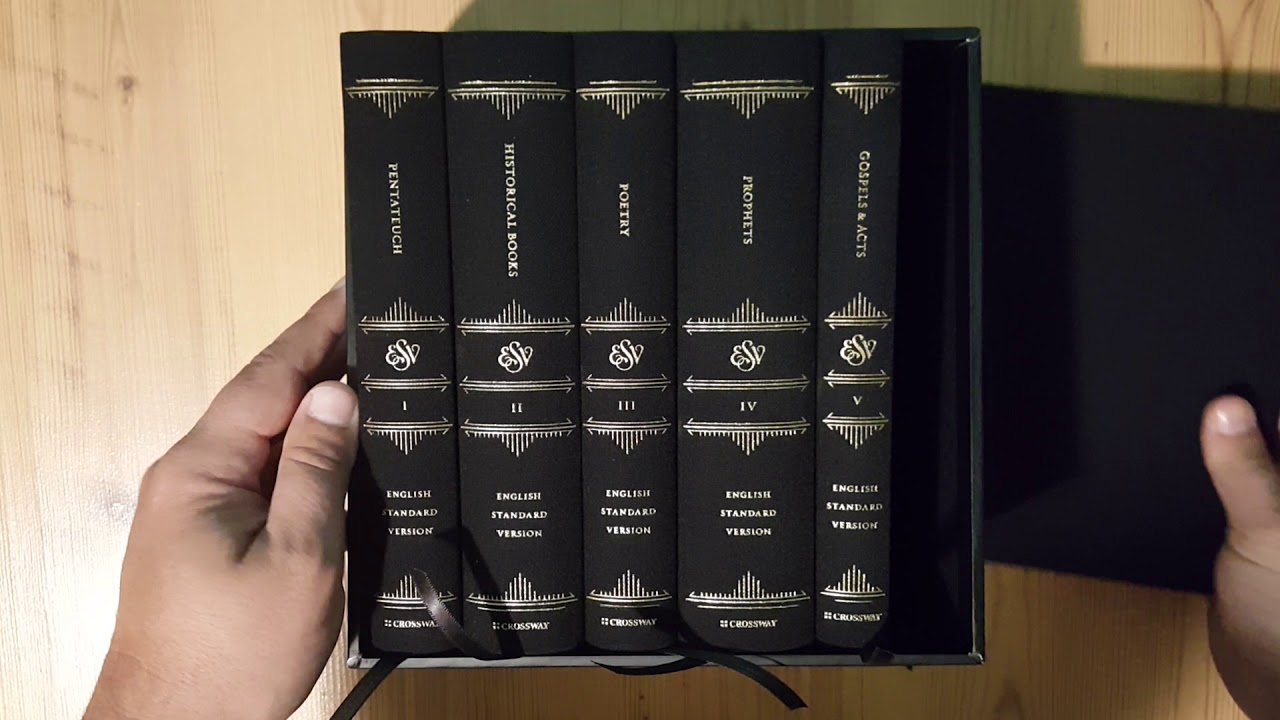 Esv 6 Vol Reader Set with Chapter and Verse Numbers review provided by Crossway