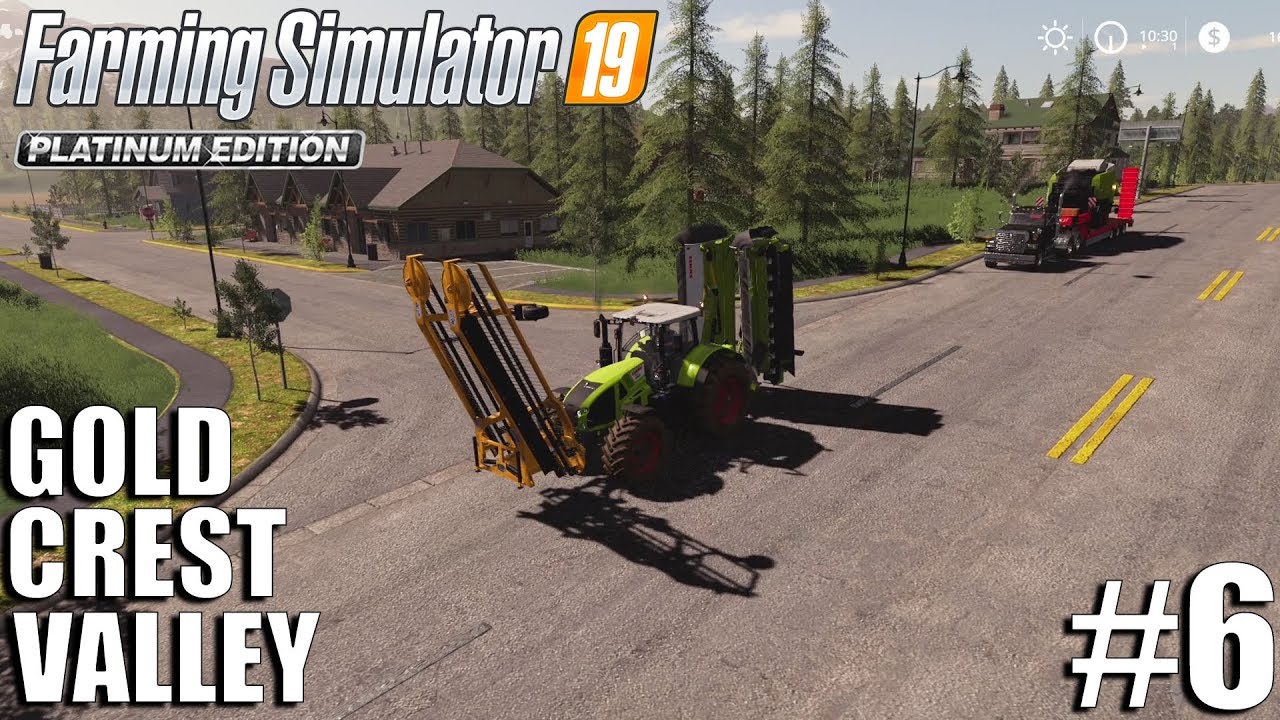 First Baling - Gold Crest Valley | Timelapse #6 | fs19 | Farming Simulator 19