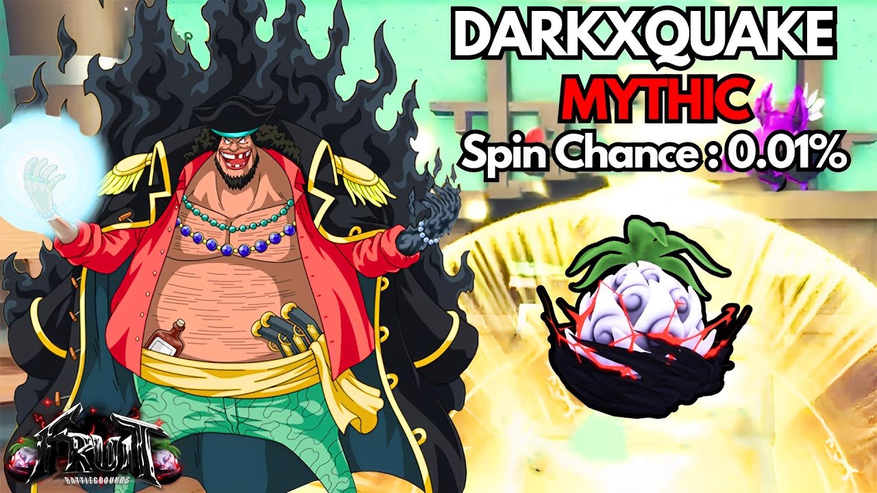 Noob to Pro Using *DARKXQUAKE* Fruit in Fruit Battlegrounds - Roblox
