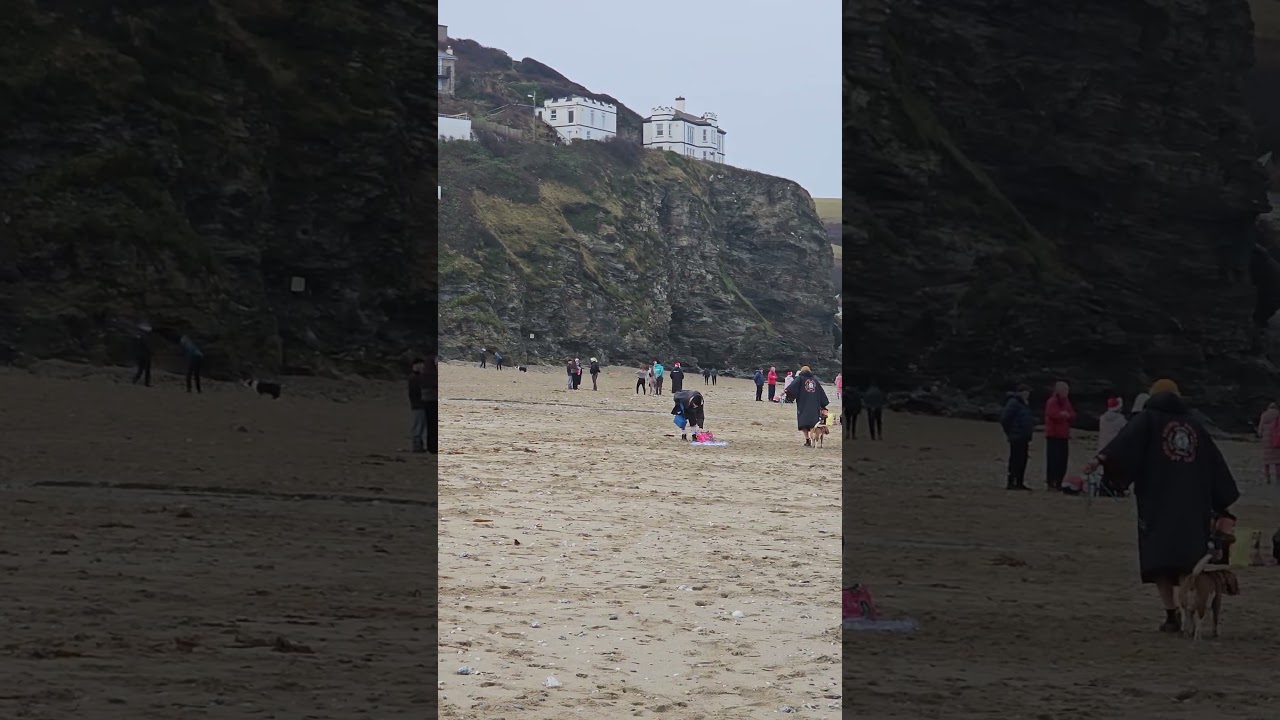 Portreath Beach,  Boxing day 2024 