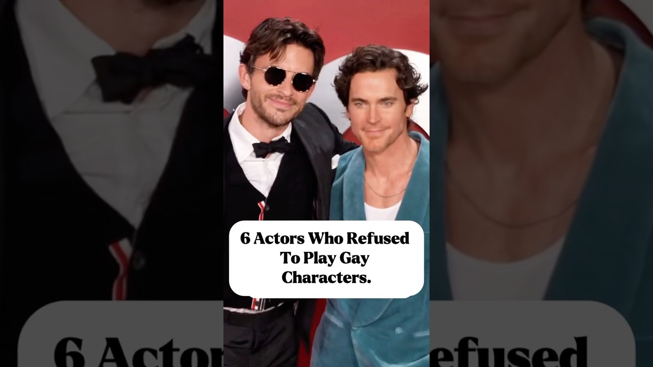 6 Actors Who Refused To Play Gay Characters #usa #celebrity #hollywood #entertainment #celebrities
