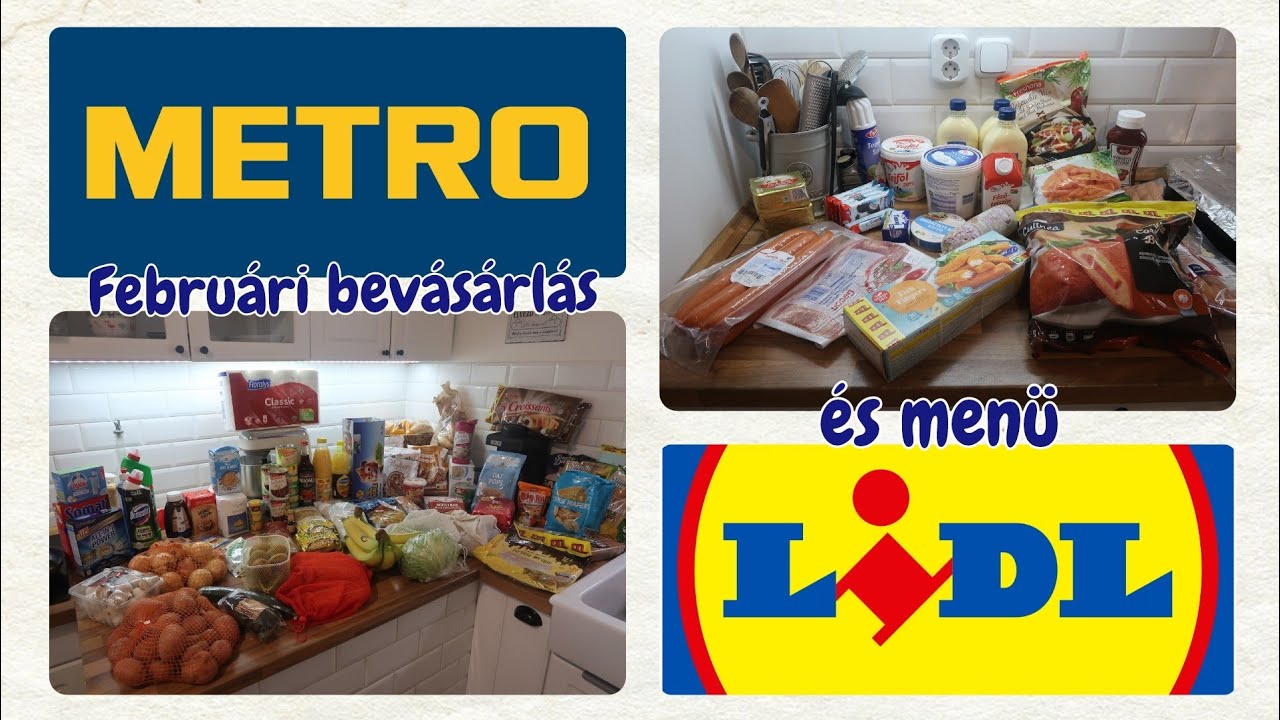 FEBRU&Aacute;RI BEV&Aacute;S&Aacute;RL&Aacute;S &Eacute;S MEN&Uuml; TERV / LIDL, METRO HAUL
