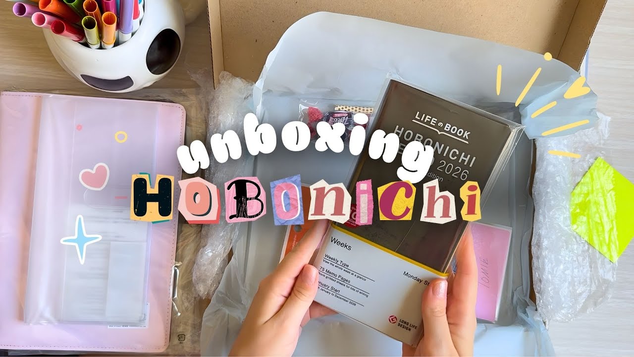 É Lindo! Unboxing Planner Hobonichi Weeks Edição Especial 2026