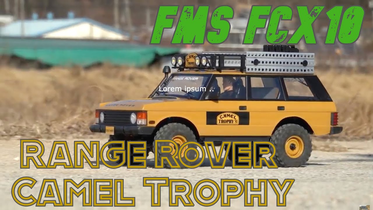 FMS FCX10│Land Rover Range Rover Camel Trophy Edition│Off-road Adventure