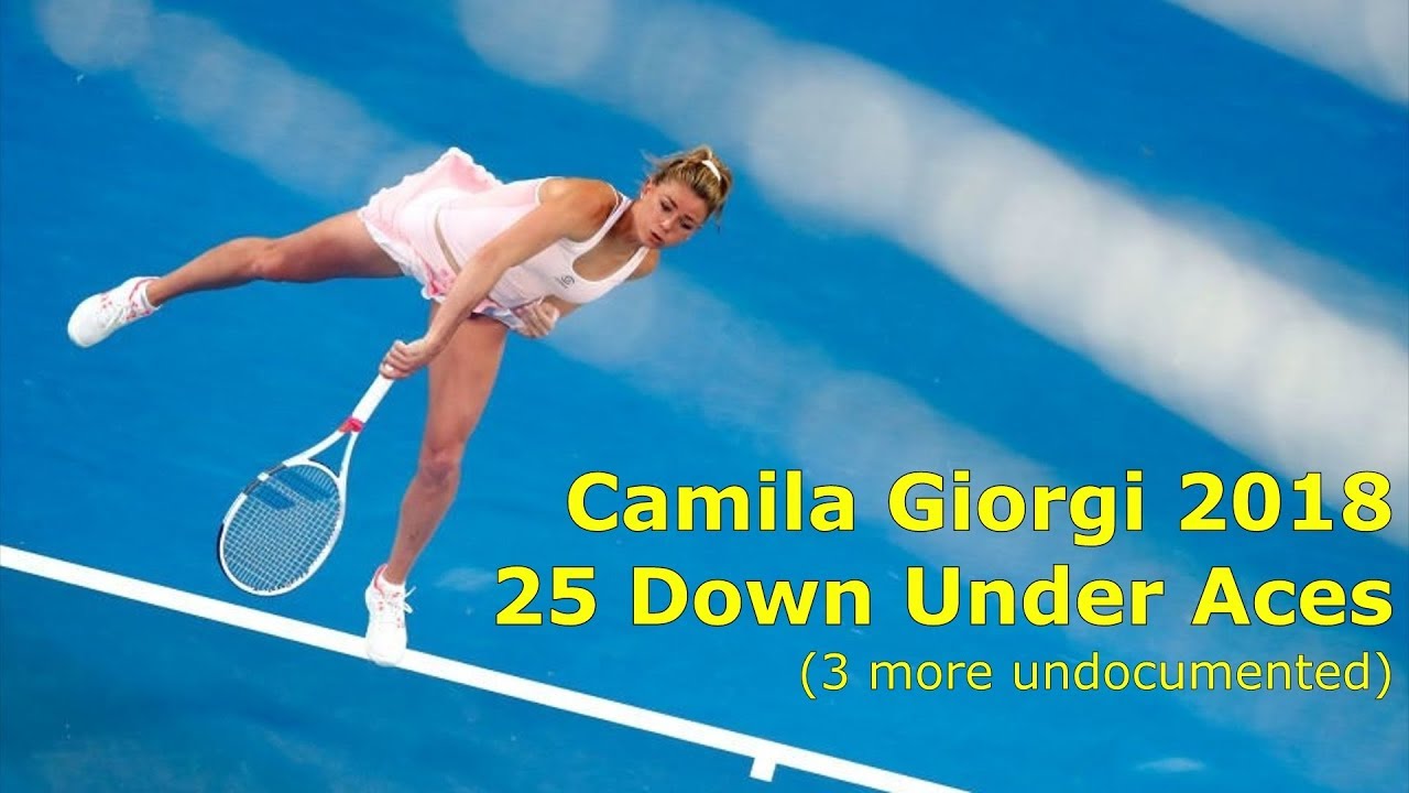 Camila Giorgi 2018 - 25 Down Under Aces