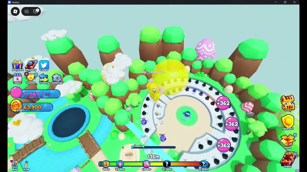 Bubble gum sim part 2