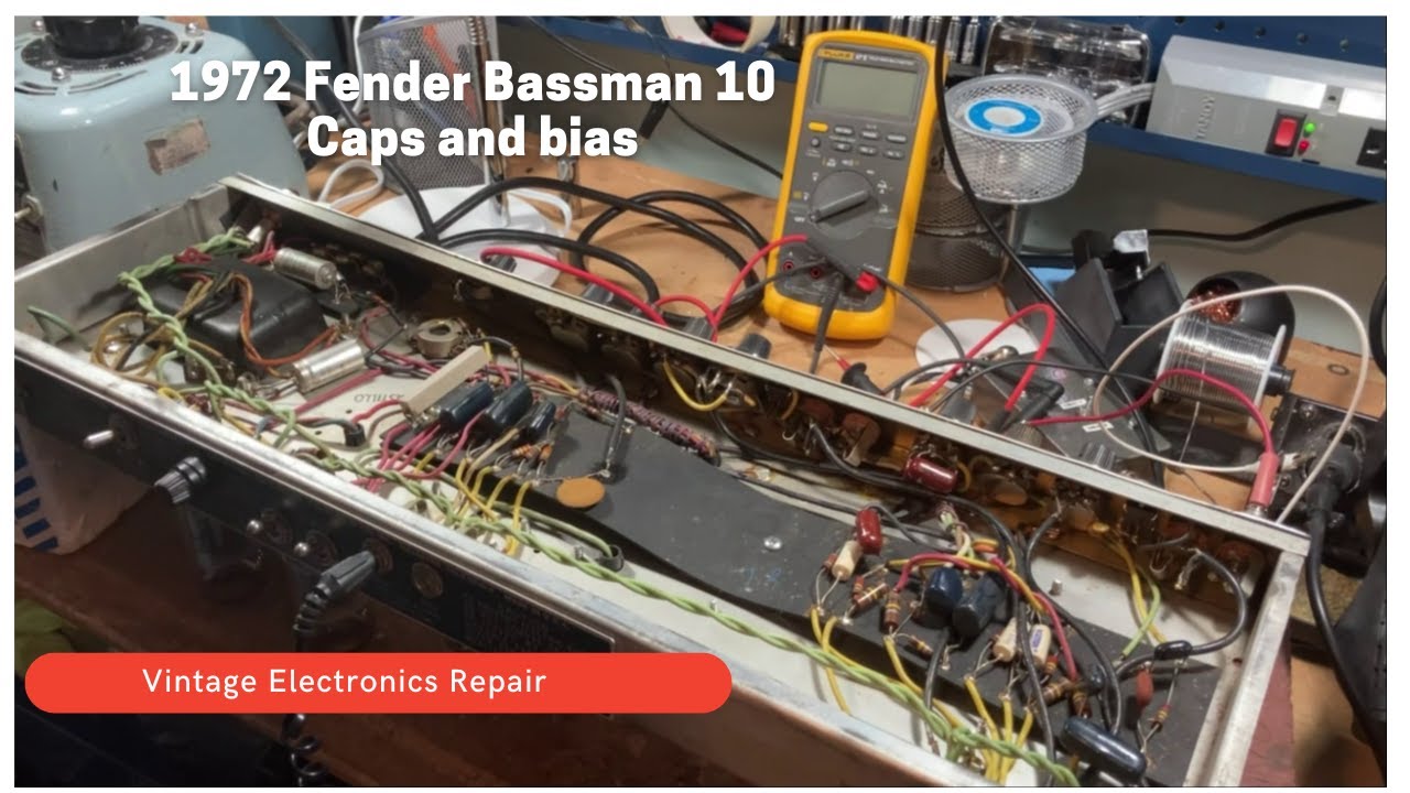 Silverface Fender Bassman 10 - Cap job and biasing