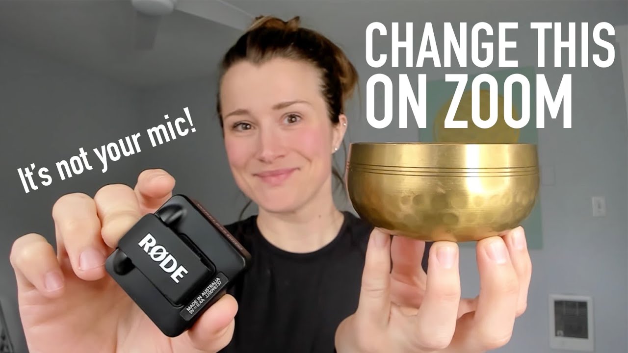 Fix audio cutting out on Zoom when chanting or using singing bowls