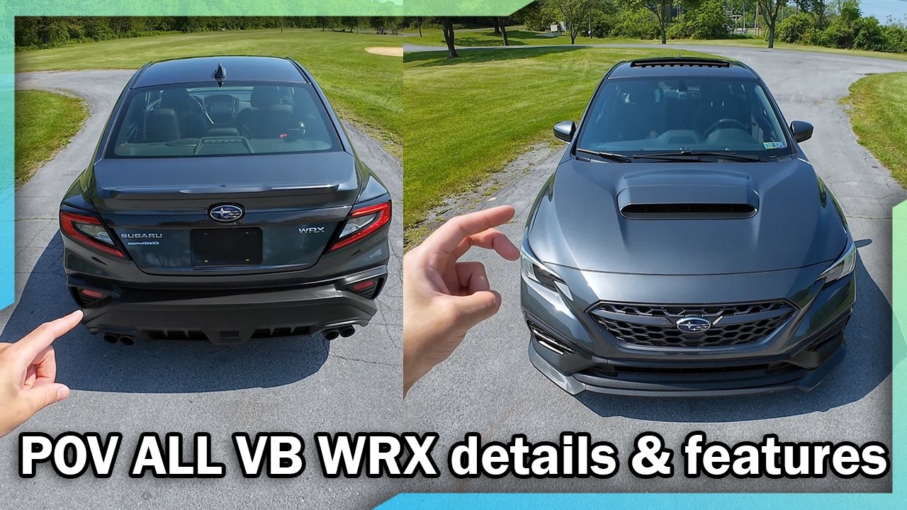 the VB WRX has insane details and features (Full POV overview)