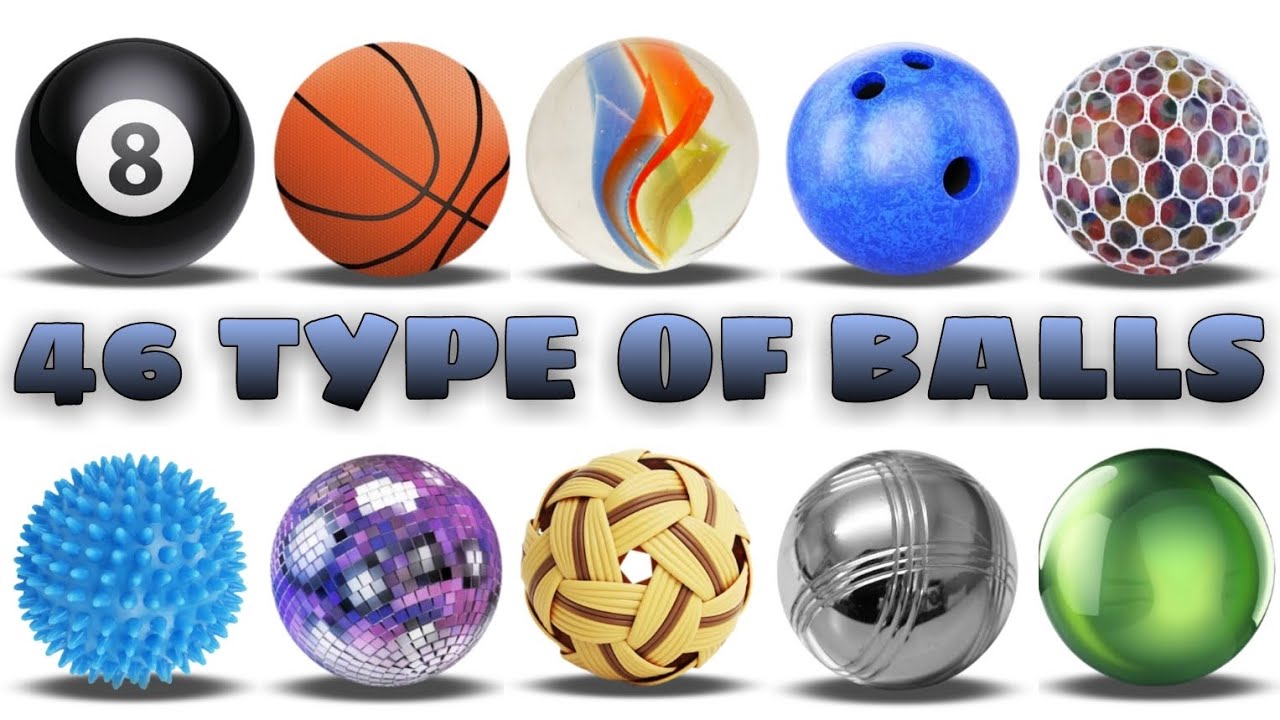 BALL | Type of ball | Learning name and picture of balls | Kids life tv