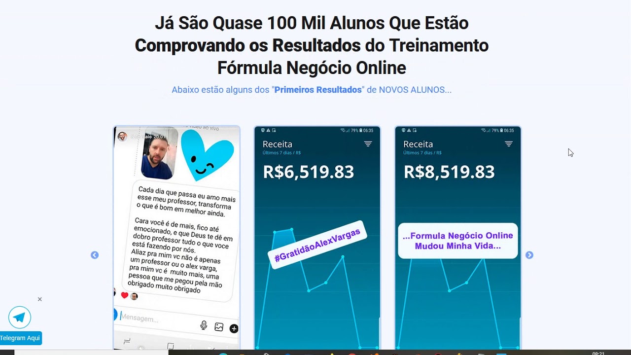 CURSO Formula de Neg&oacute;cio Online